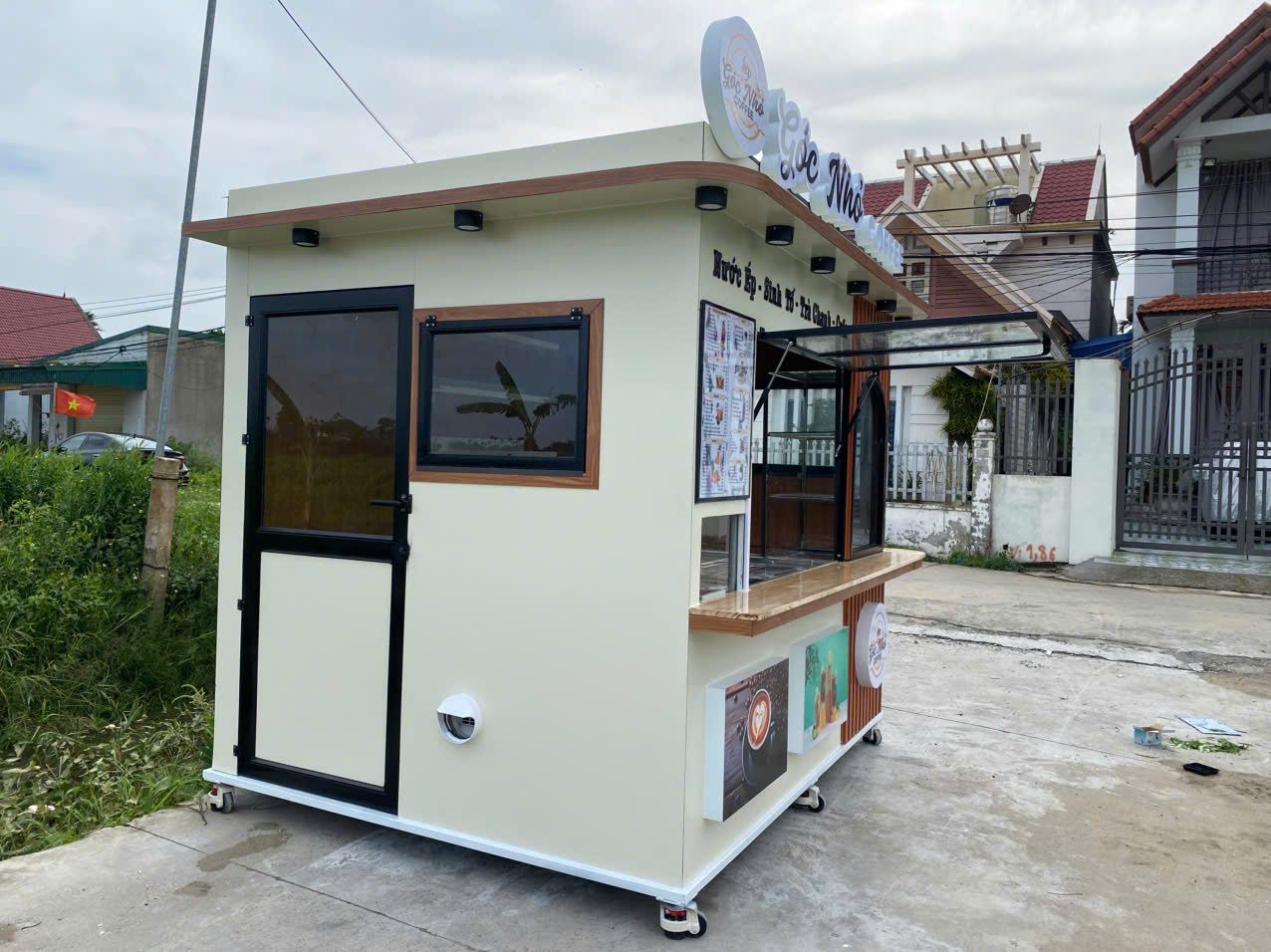xe điện bán hàng/
